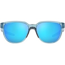Oakley Мужские солнцезащитные очки OO9250 Actuator, прямоугольные, с призмовой технологией, обеспечивающие 100% защиту от UV Синий (Transparent Stonewash/Prizm Sapphire)