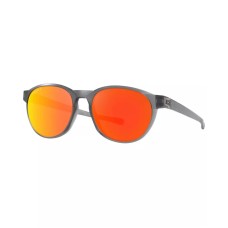 Oakley Мужские круглые солнцезащитные очки с поляризованными линзами Reedmace 54 Серый (Matte Gray Smoke)