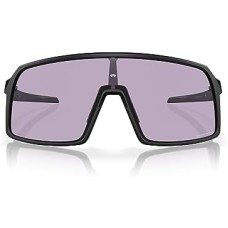 Oakley Мужские солнцезащитные очки Sutro с прямоугольной оправой. Низкий мост, идеально подходят для велосипедистов. Черный (Matte Black/Prizm Slate)