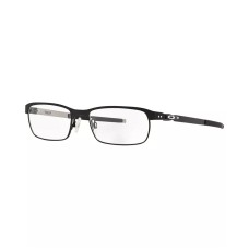 Oakley Прямоугольные мужские очки OX3184 с металлической оправой, размер линз 52/17/135 Черный (Black)