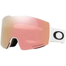 Oakley Сноубордические очки Fall Line M с антибликовым покрытием и защитой от ультрафиолета Золотой (Matte White Strap/Prizm Rose Gold Iridium Lens)