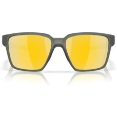 Oakley Солнцезащитные очки с квадратной оправой, регулируемыми дужками из проволоки и линзами Prizm для яркости Зеленый (Matte Olive Ink/Prizm 24k Polarized)