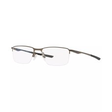 Oakley Полупериметральные мужские металлические очки OX3218 прямоугольной формы, 18/136 Серый (Gunmetal)