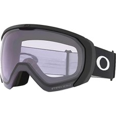Oakley Лыжные очки Flight Path L с защитой от ультрафиолета и системой антифог, Черные Черный (Matte Black Strap/Prizm Snow Clear Lens)