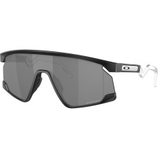 Oakley Солнцезащитные очки Bxtr Prizm с поликарбонатными линзами и легкой оправой из Bio-Matter Черный (Matte Black w/Prizm Black)