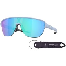 Oakley Мужские солнцезащитные очки Oakley OO9248 Corridor Shield с набором дизайнерских аксессуаров iWear Синий (Matte Stonewash / Prizm Sapphire)