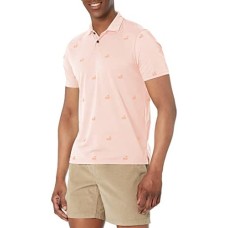 Oakley Мужское поло Oakley Golf Flag из 80% переработанного полиэстера с влагоотводящей системой и защитой UPF 15+ Оранжевый (Orange)