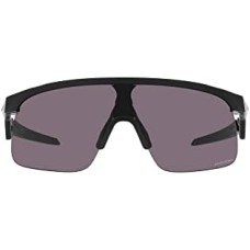 Oakley Прямоугольные солнцезащитные очки OJ9010 Resistor, стильный молодежный дизайн, ударопрочные, линзы Prizm Черный (Polished Black/Prizm Grey)