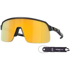 Oakley Спортивные солнечные очки Oakley Sutro Lite OO9463A для мужчин, легкие, с линзами Prizm 24K и аксессуарами Черный (Matte Black / Prizm 24k)