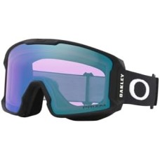 Oakley Лыжные очки Line Miner LARGE/MEDIUM для мужчин и женщин, с технологией антифог, комплект с iWear Черный (Matte Black/Prizm Iced Iridium)