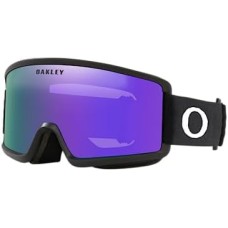 Oakley Цилиндрические лыжные маски Target Line S с низким профилем и улучшенной видимостью Черный (Matte Black Strap/Violet Iridium Lens)