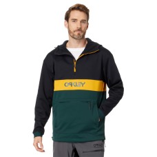Oakley Худи Oakley TNP Nose Grab Softshell из 20% переработанных материалов с водоотталкивающей защитой Черный (Black/Hunter Green)