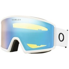Oakley Сноубордические очки Target Line L с большой цилиндрической линзой и защитой от ударов Белый (Matte White Strap/Hi Yellow Lens)