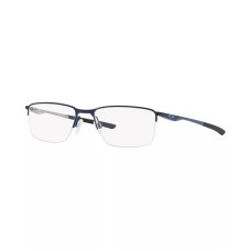 Oakley OX3218 Socket 5.5 Men's Rectangle Eyeglasses Синий (Dark Blue)