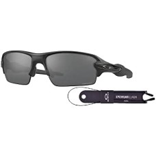 Oakley Мужские очки Oakley Flak 2.0 для низкой переносицы с азиатской посадкой + дополнительные аксессуары Черный (Matte Black / Prizm Black)