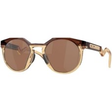 Oakley Солнцезащитные очки круглой формы для мужчин OO9242 HSTN 52M с аксессуарами от Designer iWear Коричневый (Dark Amber/Light Curry / Prizm Tungsten)