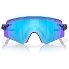 Oakley Спортивные мужские солнцезащитные очки OO9471 Encoder, линзы Prizm, комфортная посадка Синий (Matte Cyan/Blue Colorshift/Prizm Sapphire)