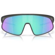 Oakley Солнцезащитные очки прямоугольной формы Оо9484д Рслв для больших лиц с линзами Prizm и прочной оправой Серый (Matte Grey Smoke/Prizm Sapphire)