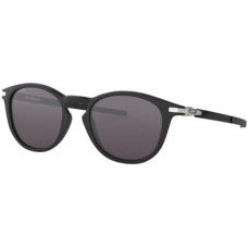 Oakley Мужские круглые солнцезащитные очки с ключевым мостиком, O-Matter, из нержавеющей стали, комфортная посадка Черный (Satin Black/Prizm Grey)