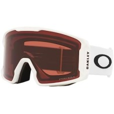 Oakley Лыжные очки Line Miner размера L с технологией Prizm, гибкая рама, 50мм ремень Белый (Matte White)