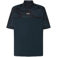 Oakley Поло-рубашка Oakley Reduct C1 Duality с длинными рукавами, защитой UPF 50+ и влагоотводящими свойствами Черный (Blackout)