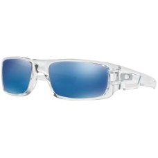 Oakley Солнцезащитные очки Crankshaft, Полированная прозрачность/Иридиевое ледяное покрытие, Один размер, Защита от УФ 400 Нет цвета (NOCOLOR)