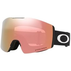 Oakley Сноубордические очки Fall Line M с антибликовым покрытием и защитой от ультрафиолета Черный (Matte Black Strap/Prizm Rose Gold Iridium Lens)