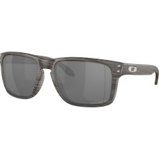 Oakley Солнцезащитные очки Holbrook XL с поляризованными линзами Prizm, 100% защита от UV, легкая оправа O-Matter Серый (Woodgrain/Prizm Black Polarized)