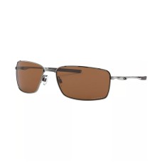 Oakley Квадратные поляризационные мужские солнцезащитные очки, размер 60-17-123 Серый (TUNGSTEN/PRIZM TUNGSTEN POLARIZED)