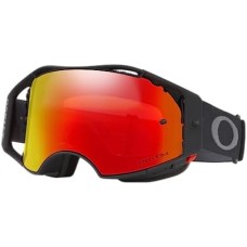 Oakley Очки для горного велосипеда AIRBRAKE MTB, прочные, 75% нейлон, 10% поликарбонат, система быстрой смены линз Черный (Black Gunmetal/Prizm Trail Torch)