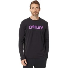 Oakley Лонгслив Oakley Men's Mark II 2.0 с длинными рукавами для прохладной погоды и комфортного повседневного стиля Черный (Blackout/Ultra Purple)