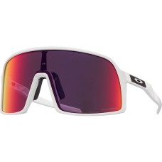 Oakley Спортивные солнцезащитные очки Sutro S Prizm с уменьшенной рамкой и высококачественными линзами. Белый (Matte White/PRIZM Road)