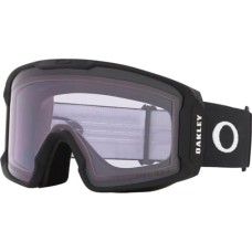 Oakley Лыжные очки Line Miner с цилиндрической линзой для отличного периферийного обзора Черный (Matte Black/Prizm Snow Clear)