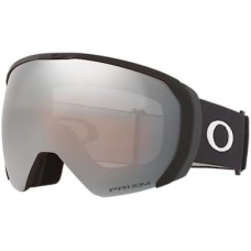 Oakley Лыжные очки Flight Path L с защитой от ультрафиолета и системой антифог, Черные Черный (Matte Black Strap/Prizm Snow Black Iridium Lens)