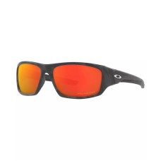 Oakley Поляризованные солнцезащитные очки для мужчин OO9236 Valve 60, квадратная форма, легкая оправа Черный (Black/Orange)