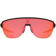 Oakley Мужские солнцезащитные очки OO9248A Corridor Low Bridge Fit, прямоугольные, с увеличенными линзами Черный (Matte Black/Prizm Trail Torch)