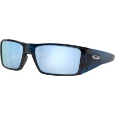 Oakley Солнцезащитные очки Heliostat Prizm с поляризованными линзами — легкие и прочные Синий (Trans Poseidon/Prizm Deep Water Polar)
