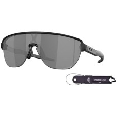 Oakley Мужские солнцезащитные очки Oakley OO9248 Corridor Shield с набором дизайнерских аксессуаров iWear Черный (Matte Black / Prizm Black)
