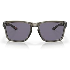 Oakley Мужские прямоугольные солнцезащитные очки с легкой оправой и линзами Prizm, азиатская посадка Серый (Grey Smoke/Prizm Grey)