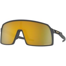 Oakley Мужские солнцезащитные очки Sutro с прямоугольной оправой. Низкий мост, идеально подходят для велосипедистов. Черный (Matte Carbon/Prizm 24k)