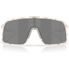 Oakley Мужские солнцезащитные очки Sutro с прямоугольной оправой. Низкий мост, идеально подходят для велосипедистов. Черный (Matte Clear Terrazzo/Prizm Black)