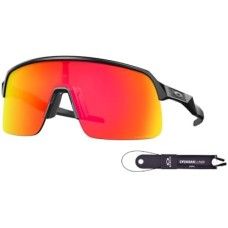 Oakley Спортивные солнечные очки Oakley Sutro Lite OO9463A для мужчин, легкие, с линзами Prizm 24K и аксессуарами Черный (Matte Black / Prizm Ruby)