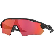 Oakley Мужские солнцезащитные очки Oakley Radar EV Path OO9208 + комплект Leash + набор для ухода iWear Care Черный (Dark Black/Prizm Trail Torch)