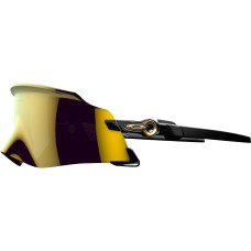 Oakley Спортивные солнцезащитные очки Kato с уникальным дизайном, улучшенной периферийной видимостью, прочной конструкцией и технологиями Prizm Черный (Pol Black/Prizm 24K)
