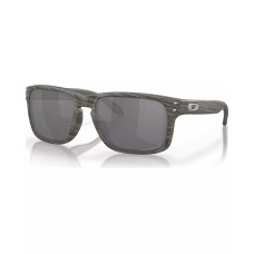Oakley Мужские поляризованные солнцезащитные очки Holbrook XL квадратной формы Черный (WOODGRAIN/PRIZM BLACK POLAR)