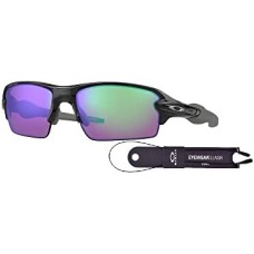 Oakley Мужские очки Oakley Flak 2.0 для низкой переносицы с азиатской посадкой + дополнительные аксессуары Черный (Black Ink / Prizm Golf)