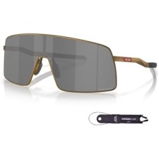 Oakley Солнцезащитные очки Oakley Sutro TI OO6013 для мужчин + комплект аксессуаров и дизайнерский набор iWear Черный (Matte Gold / Prizm Black)