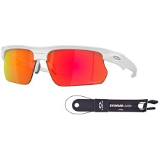 Oakley Солнцезащитные очки Oakley Bisphaera OO9400 прямоугольной формы для мужчин и женщин + комплект аксессуаров + дизайнерский набор iWear Белый (Polished White / Prizm Ruby)