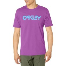 Oakley Футболка Oakley Mark II 2.0 с короткими рукавами, 100% хлопок, прямой крой, с логотипом Синий (Purple/Blue)