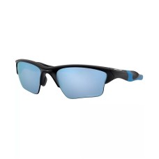 Oakley Мужские крупные поляризованные солнцезащитные очки для овального и круглого лица Черный (MATTE BLACK/PRIZM DEEP H2O POLARIZED)